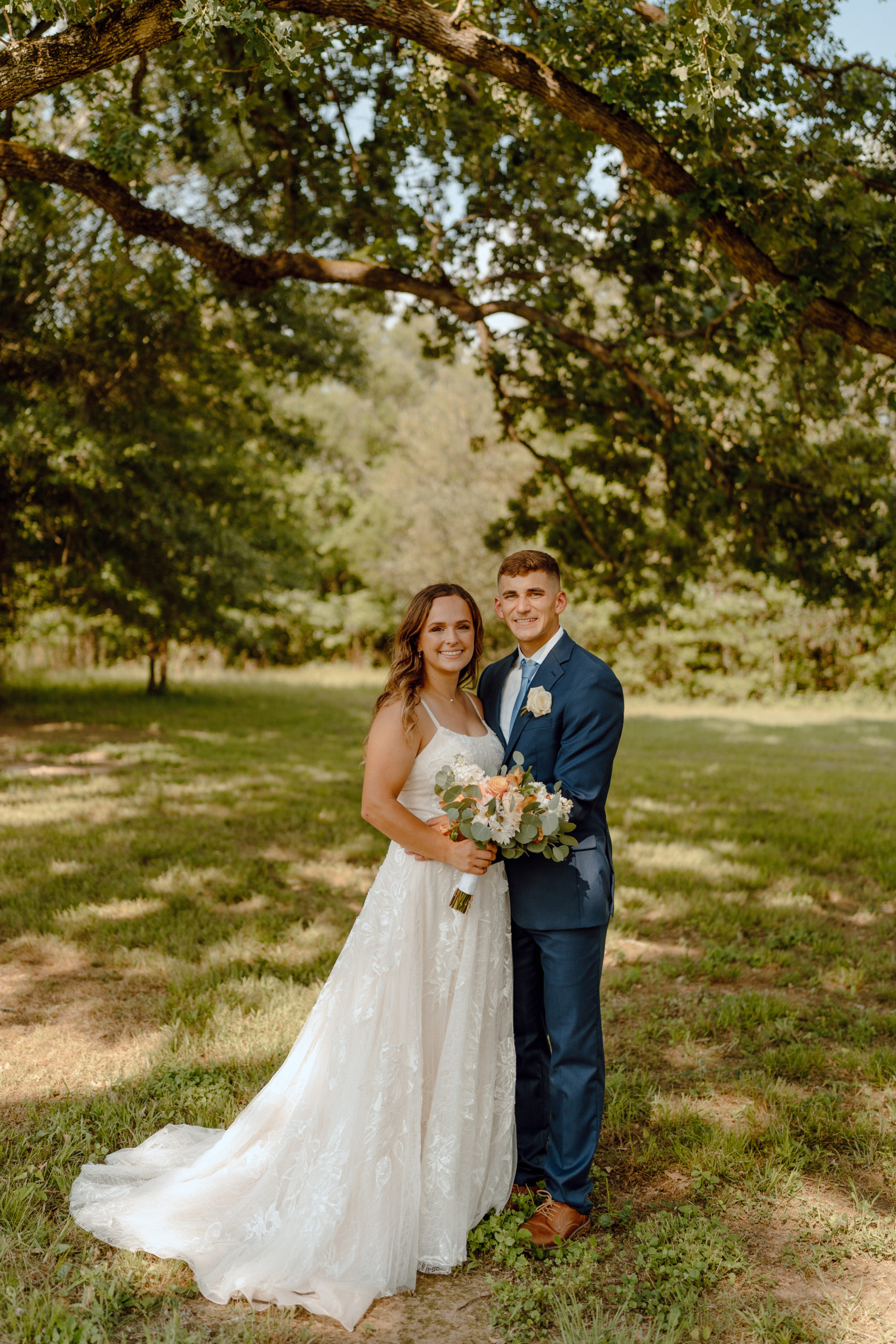 This timeless backyard wedding took place in the gorgeous Texas hill country. While the stunning venue held well over 200 guests, this beautiful Texas wedding had the charm and feel of an intimate backyard wedding. Each photo is full to the brim with candid storytelling in an editorial style. Angelina Loreta Photography created timeless wedding photos for the Austin couple.