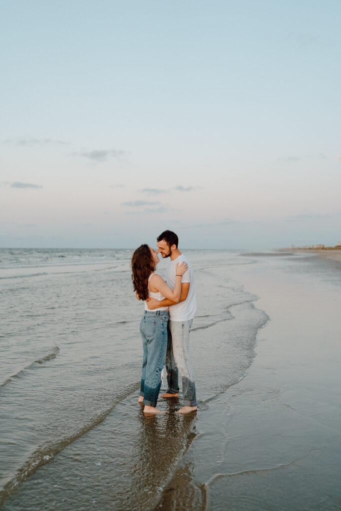 Angelina Loreta is a Texas based wedding photographer who loves to create timeless memories for brides and grooms. She especially loves bringing adventure and personality to engagement sessions. Galveston Beach has been a frequented place for Angelina, and she loves to create love stories on the blue shores!