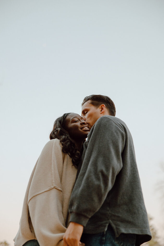 fall engagement photos in conroe texas