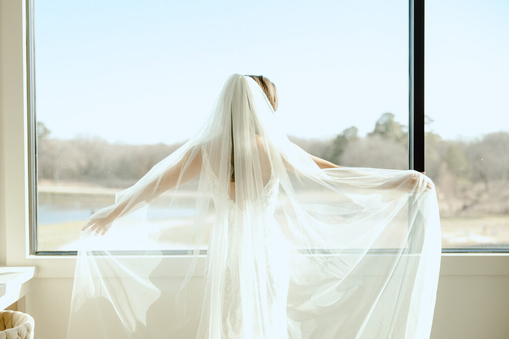 wedding veil photos indoor portraits