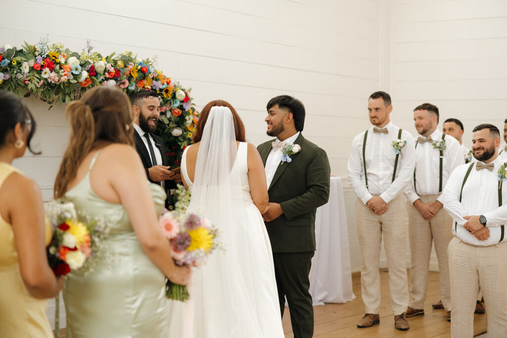 colorful chirst-centered wedding photos texas wedding photographer