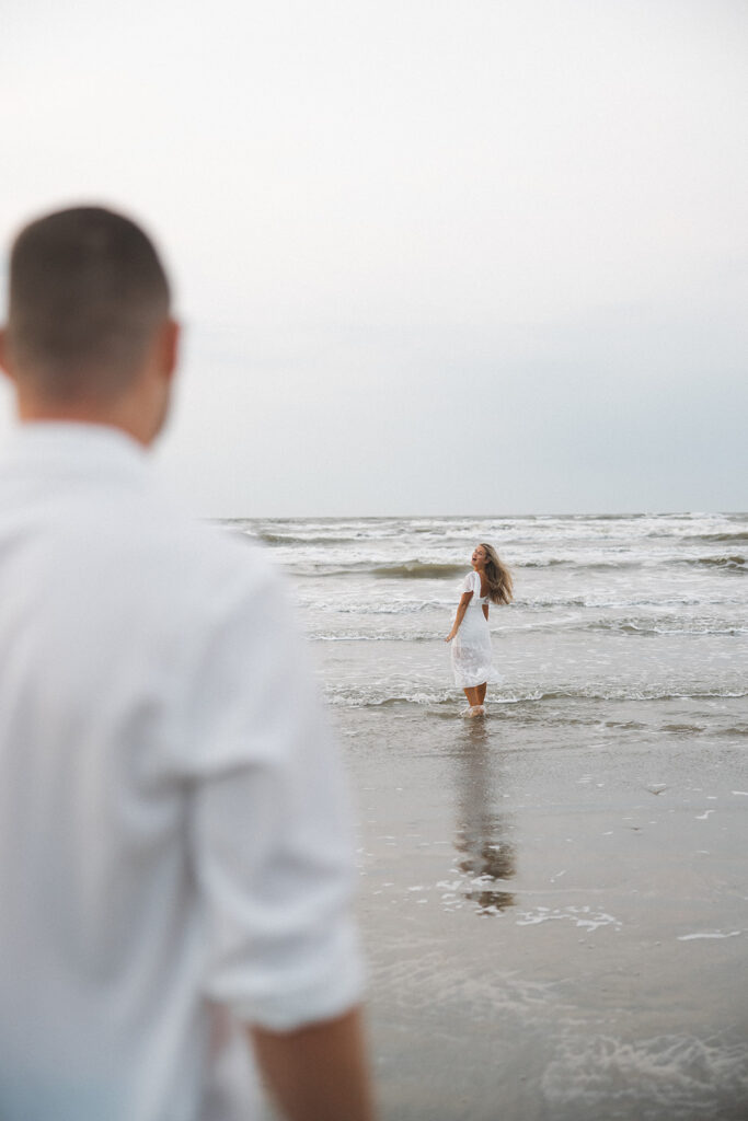 documentary-style engagement photos ideas on the beach