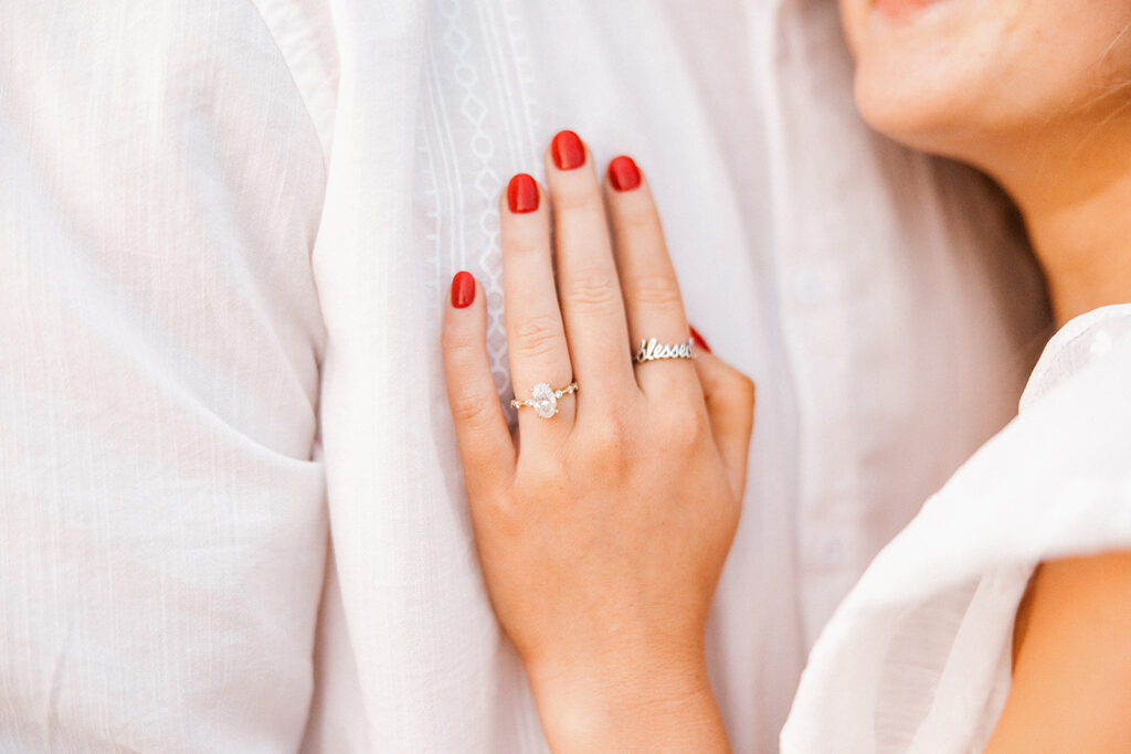 engagement ring photos up close detail shots