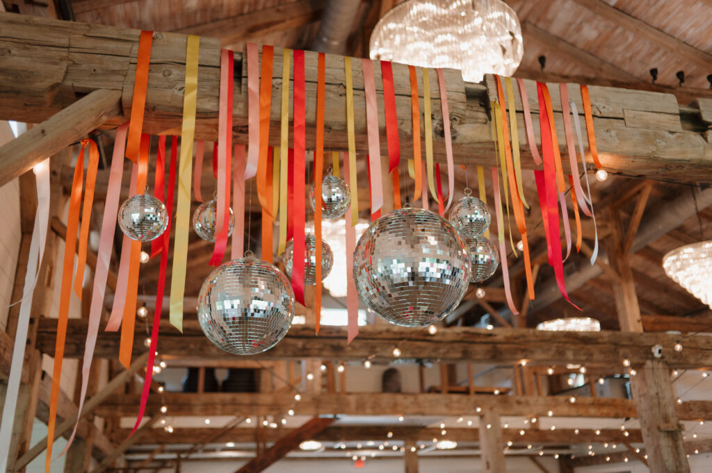 disco ball decorations for wedding in texas