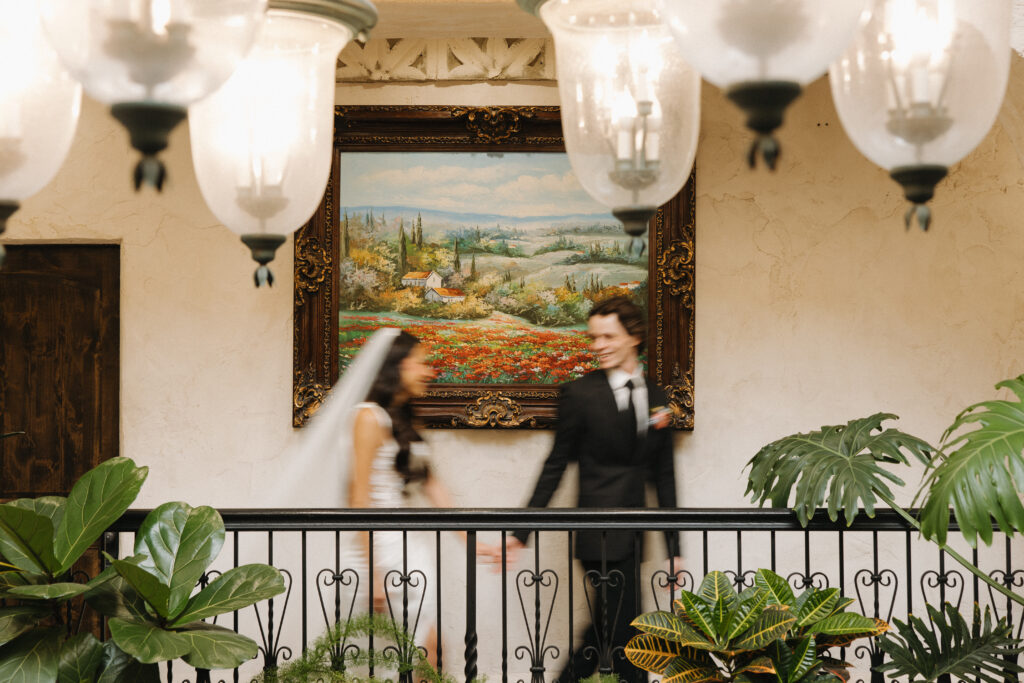 documentary style colorful bride and groom portraits in texas