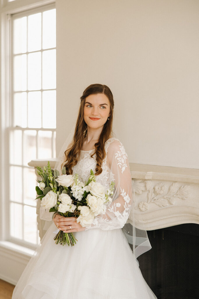 timeless wedding portraits indoors central texas