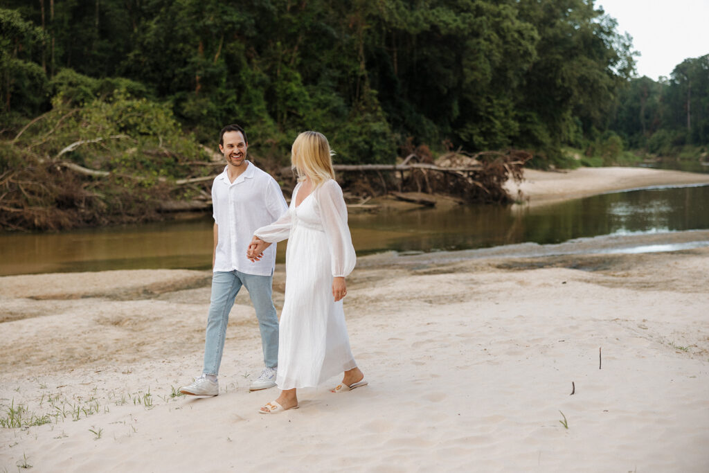 Laid-Back Summer Engagement Photos in Houston