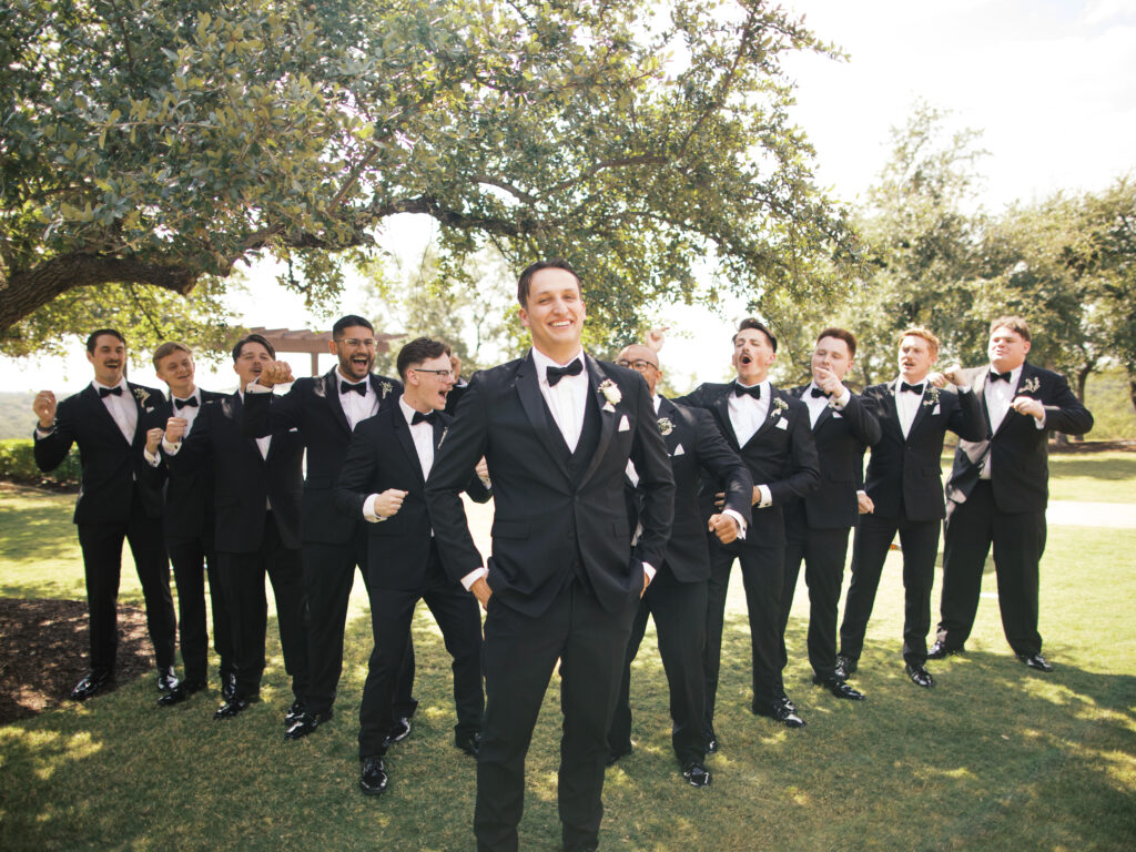 groomsmen photos in texas