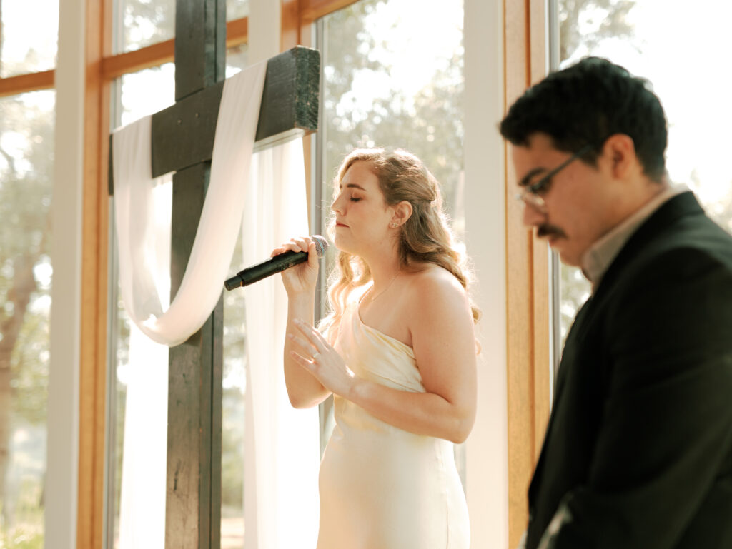 worship during wedding ceremony