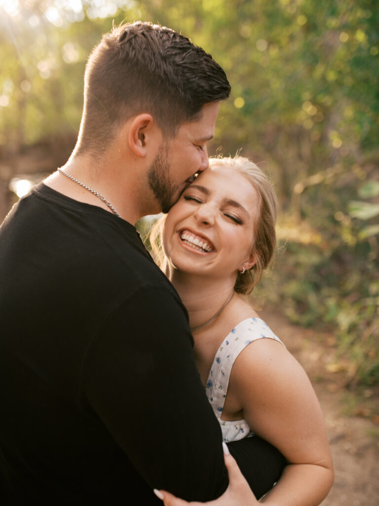 Playful Western Engagement Photos in Boerne TX