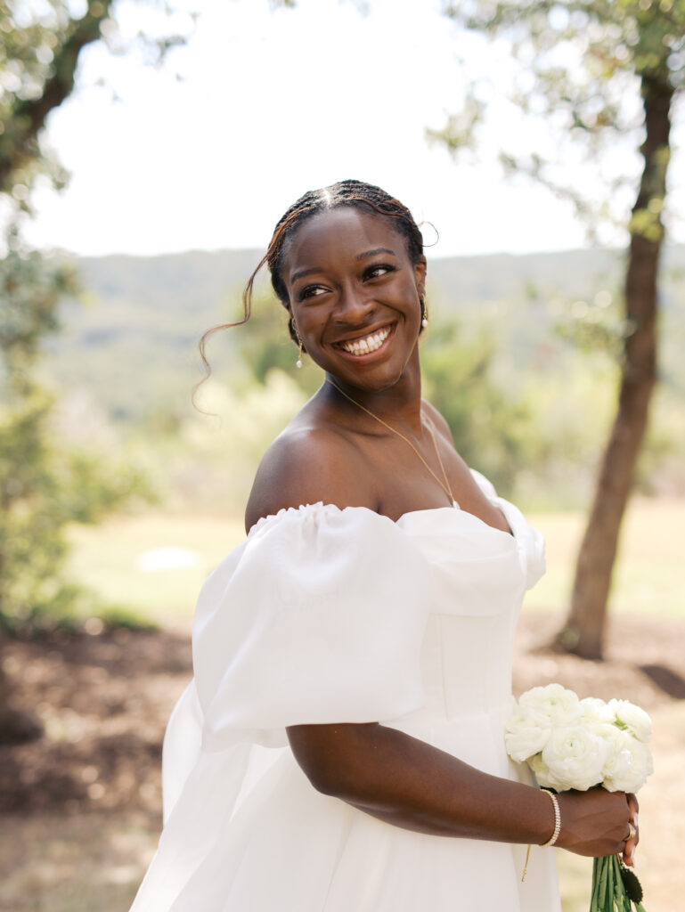 dripping spring wedding ceremony in texas