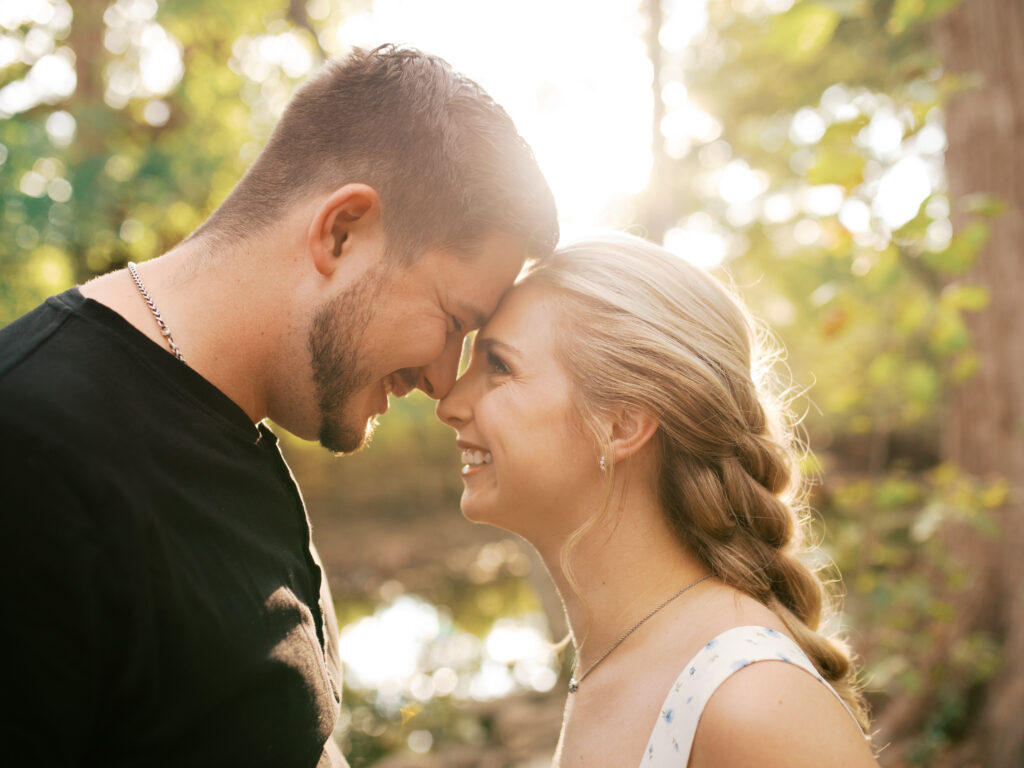 documentary style engagement photos in texas hill country