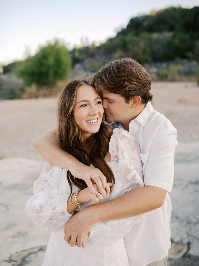 playful beach couples photoshoot in austin texas