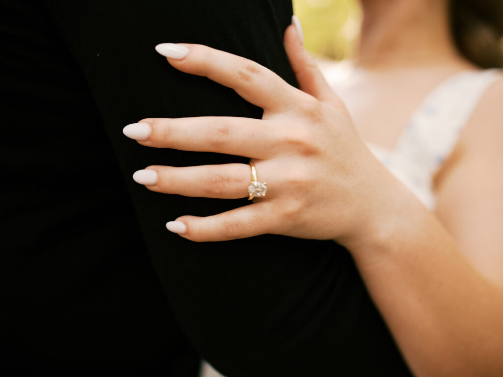 documentary style engagement photos in texas hill country