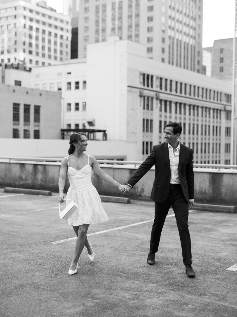 Chic City Engagement Photos in Austin, TX