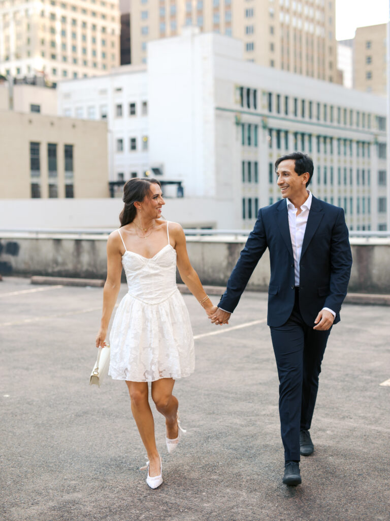 modern couples photoshoot in downtown austin texas