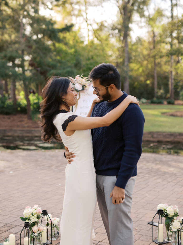 dreamy proposal photos romantic engagement photoshoot in austin texas