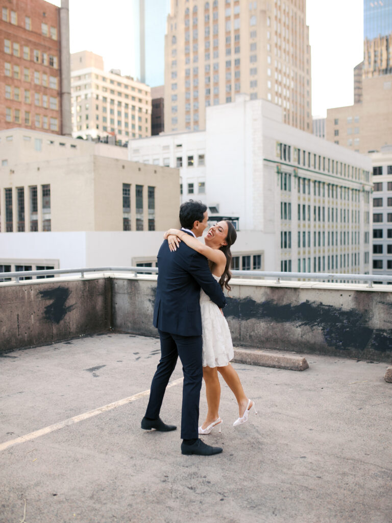 romantic couples photography engagement session in texas