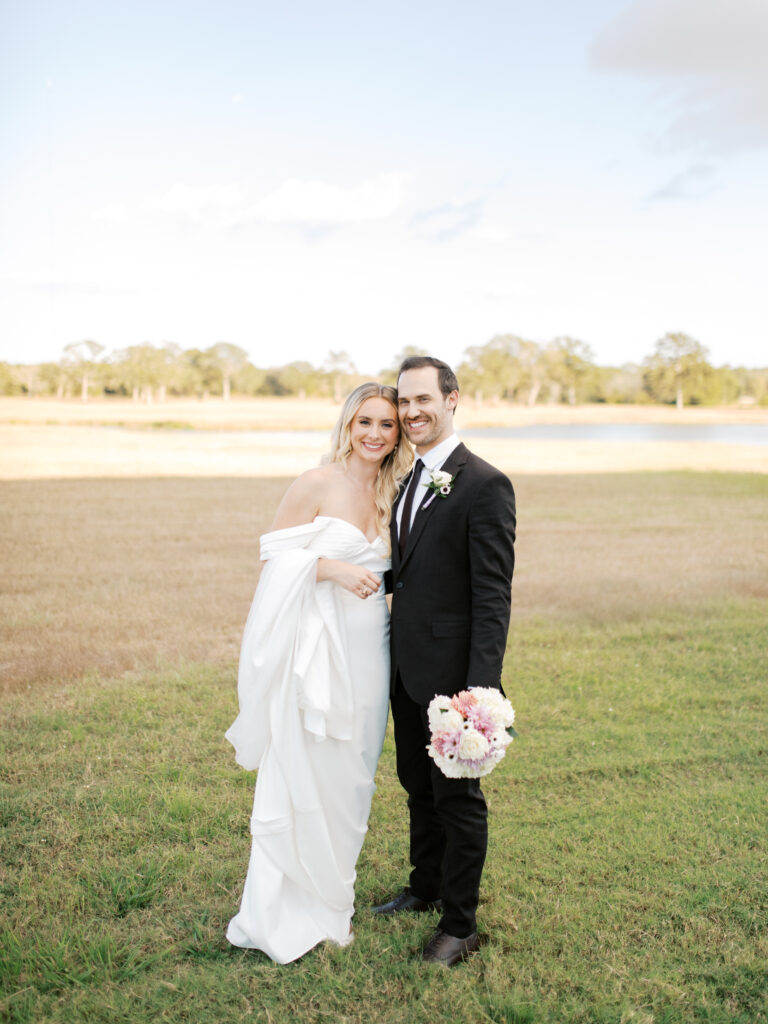 outdoor wedding photos at camp hosea