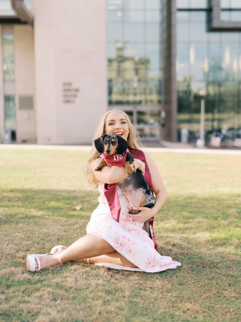 Texas A&M Senior Pictures with Cori on Campus