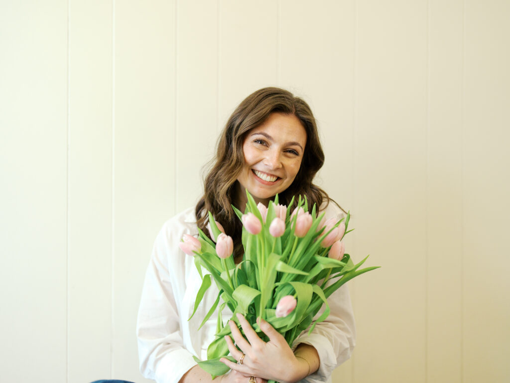 bright and colorful florals in austin texas business owner