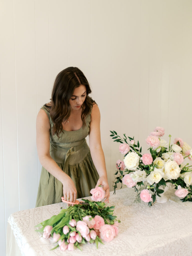 Wedding Florist Branding Photoshoot with Chelsey J. Blooms