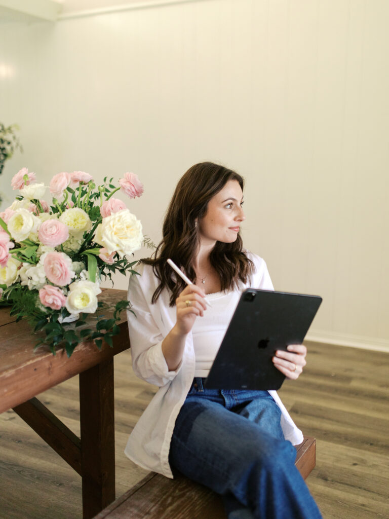 bright and colorful florals in austin texas business owner