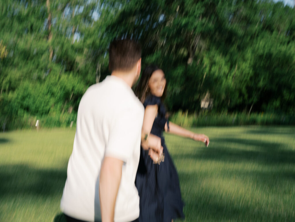 candid engagement photo poses outdoors