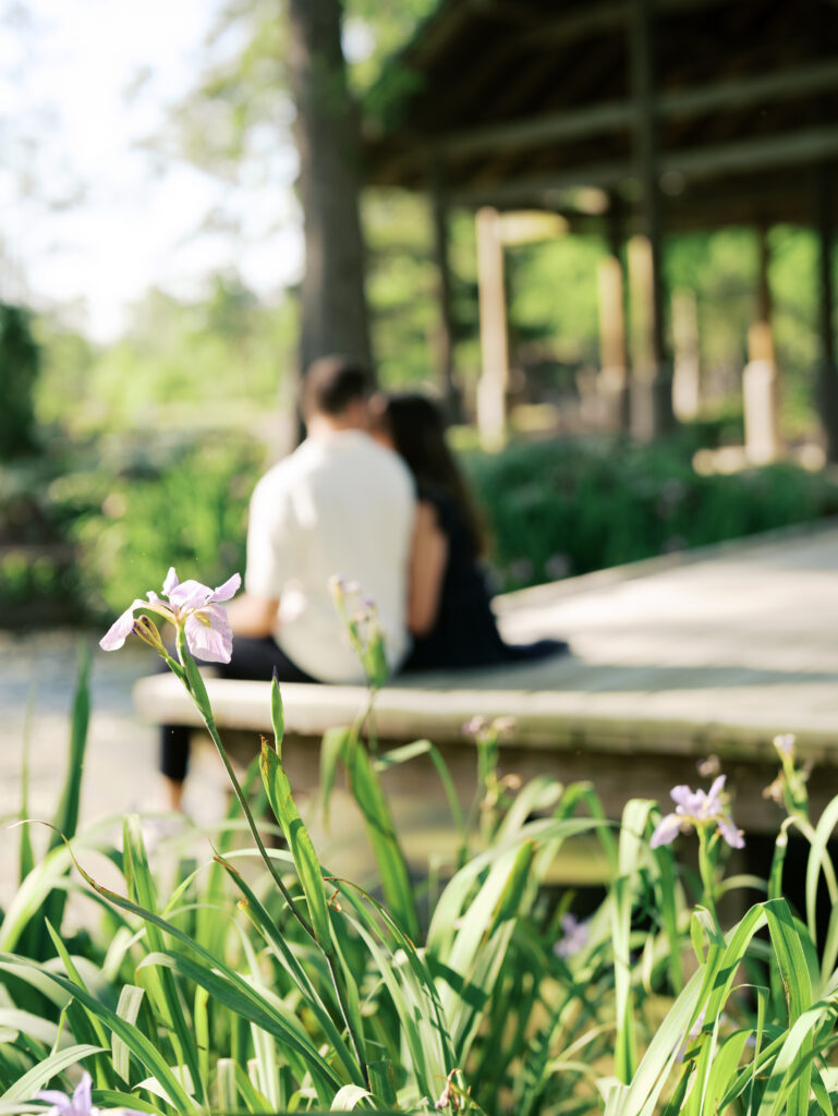Garden Engagement Photos That Capture a Love Rooted in Faith