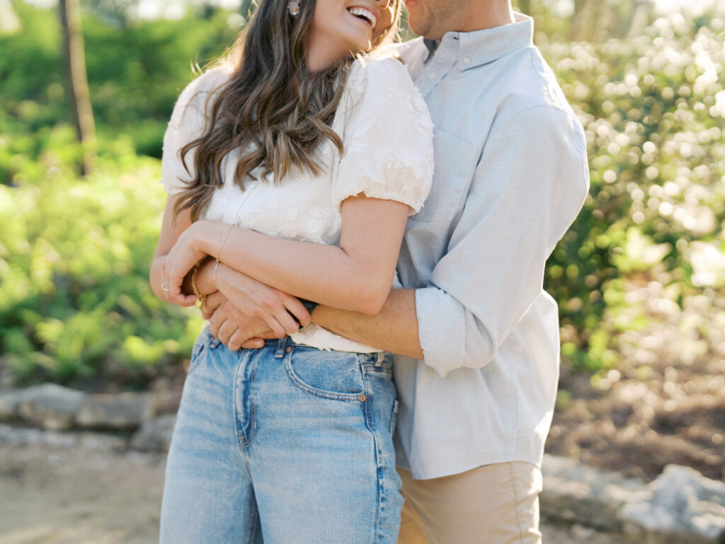 documentary style engagement photos outdoors