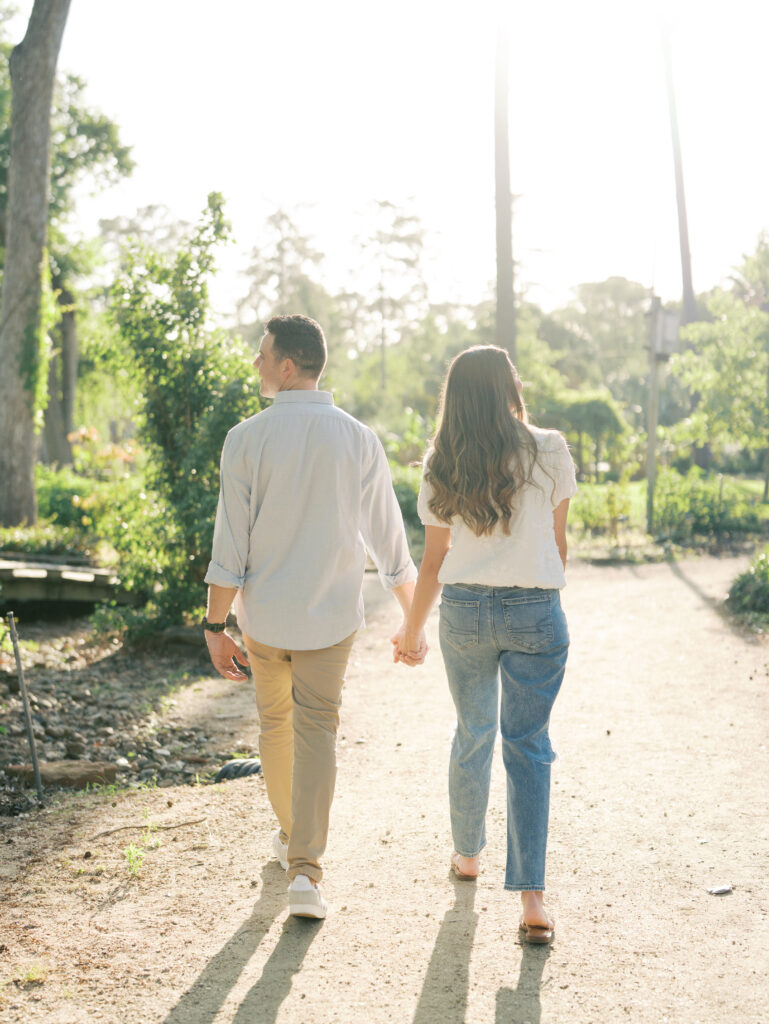 documentary style engagement photos outdoors