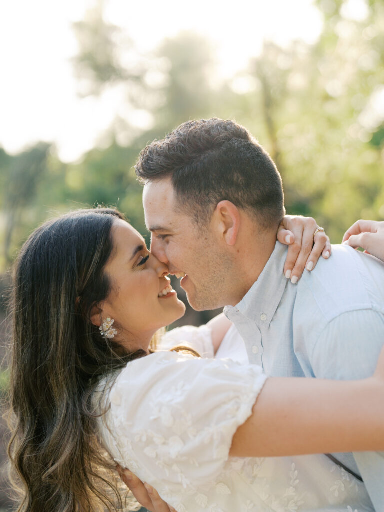 documentary style engagement photos outdoors
