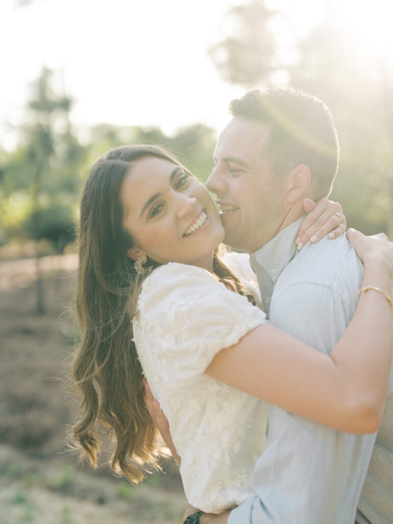 documentary style engagement photos outdoors