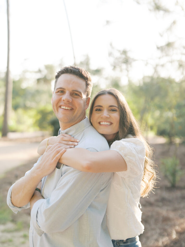 documentary style engagement photos outdoors
