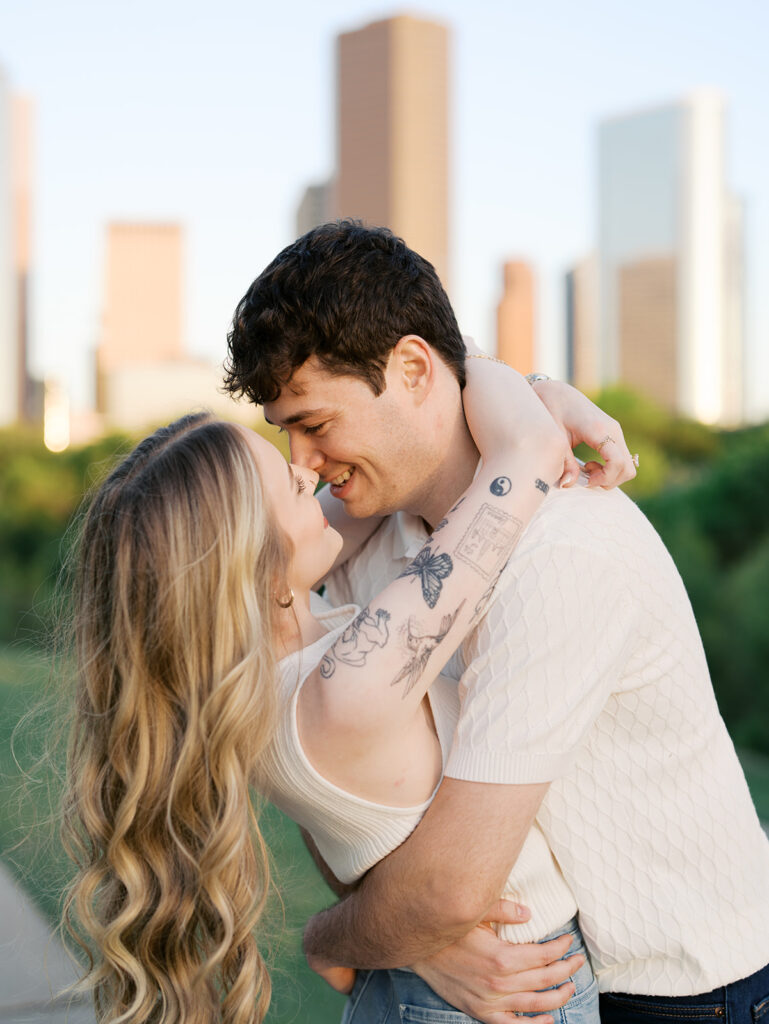 boulevard oaks engagement photos in houston