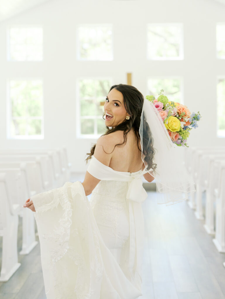 Colorful Bridal Photo Session Captured by a Houston Wedding Photographer