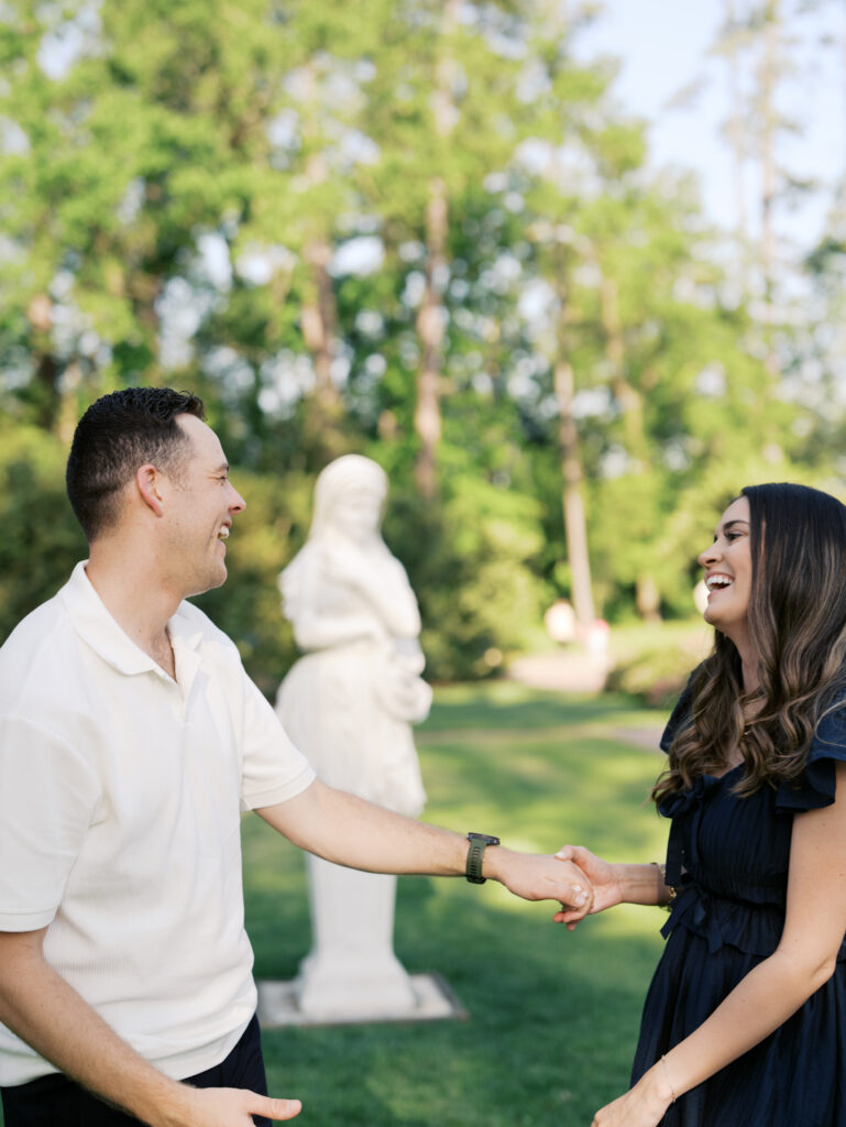 vintage engagement photos in texas