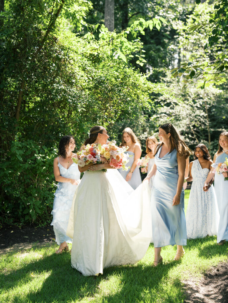 outdoor wedding photos in magnolia texas at The Meekermark