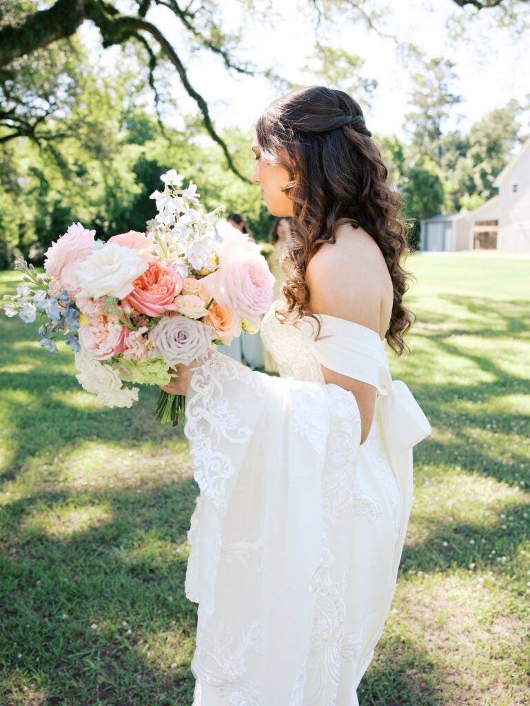 bright wedding flowers and bouquets in texas