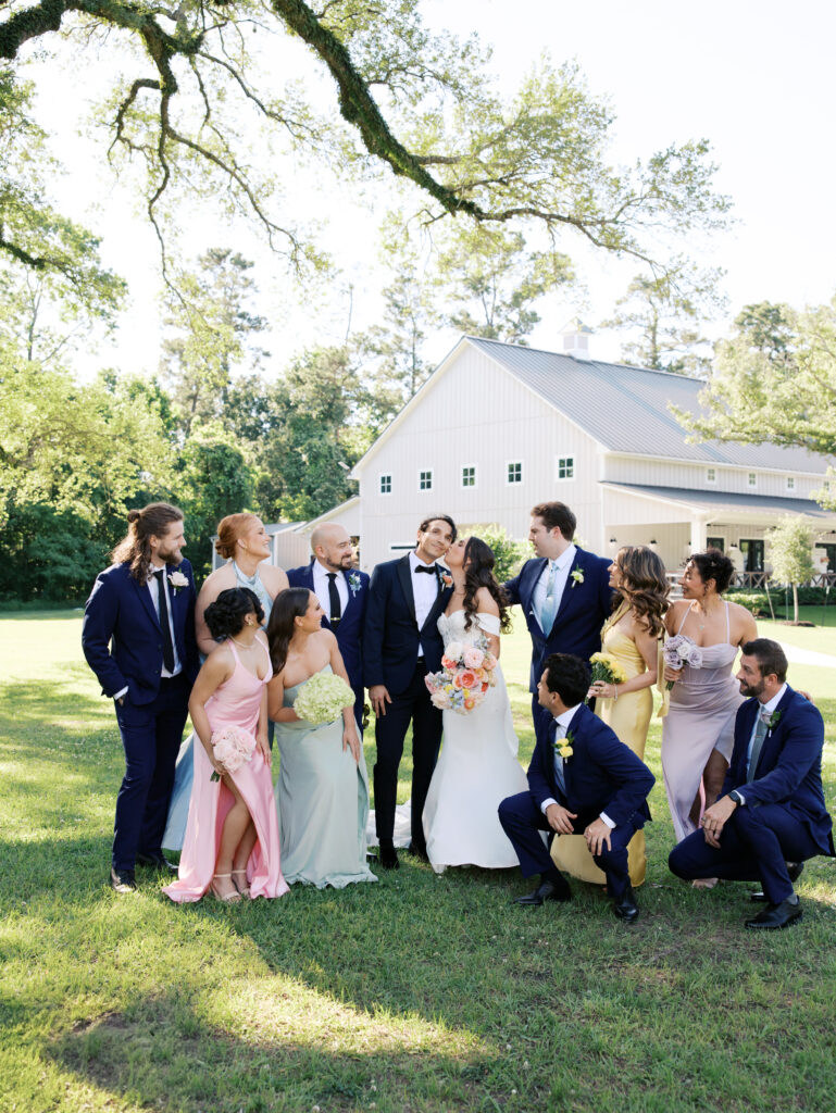 Colorful Woodlands Wedding in Spring Full of Heart and Joy