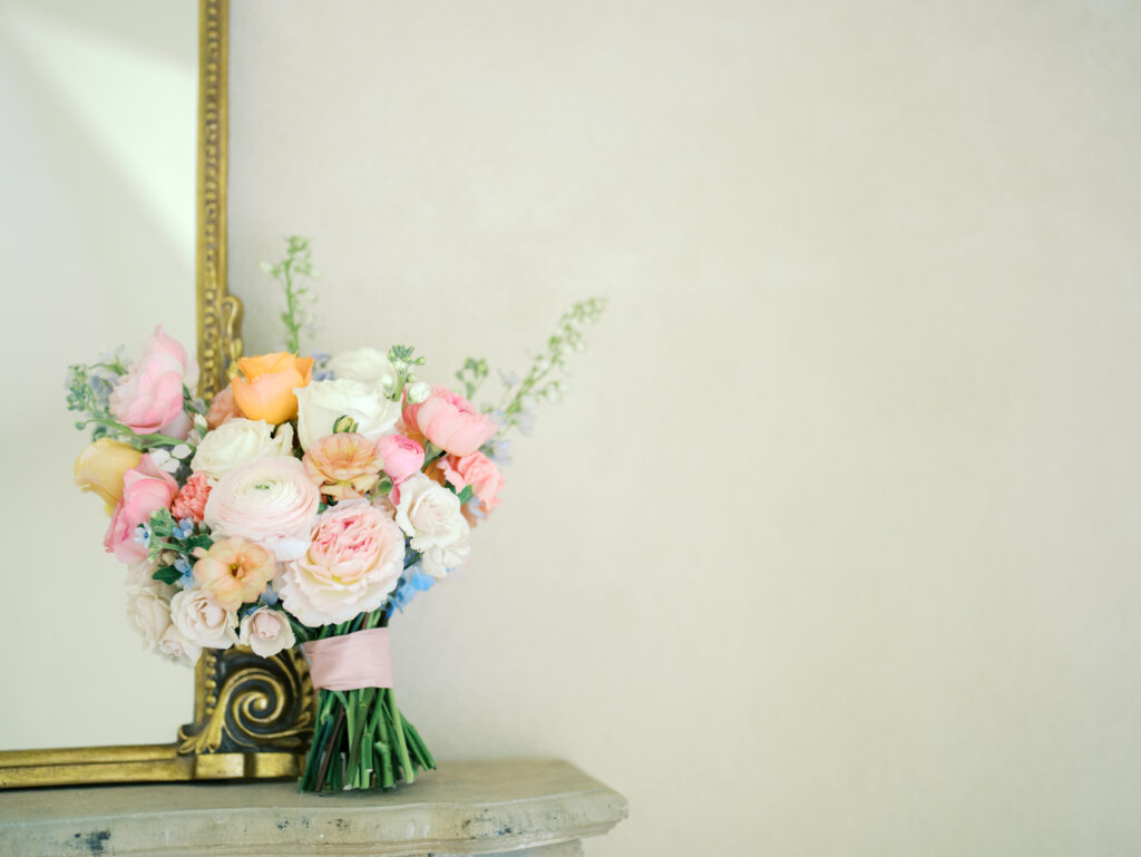 bridal session in dallas texas colorful and modern