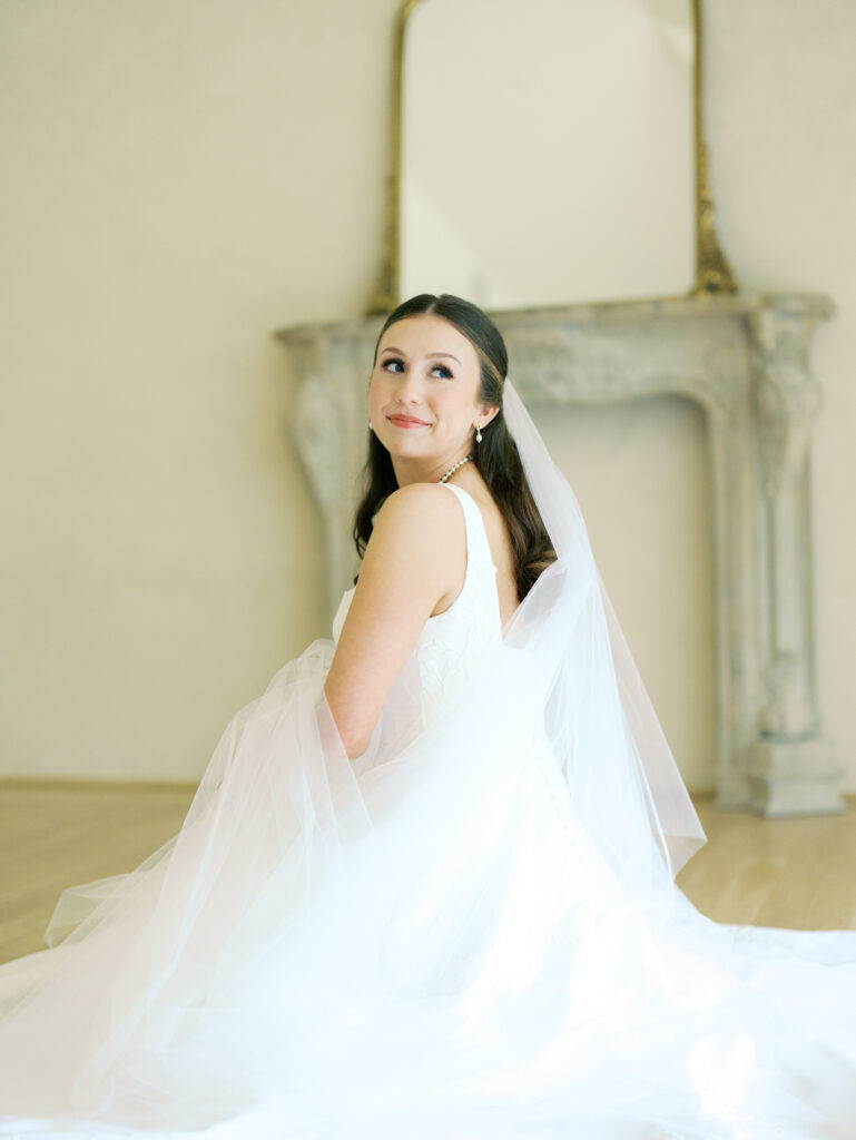 bridal session in dallas texas colorful and modern