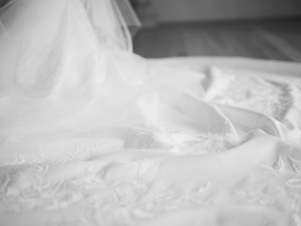 black and white wedding dress photos dress train