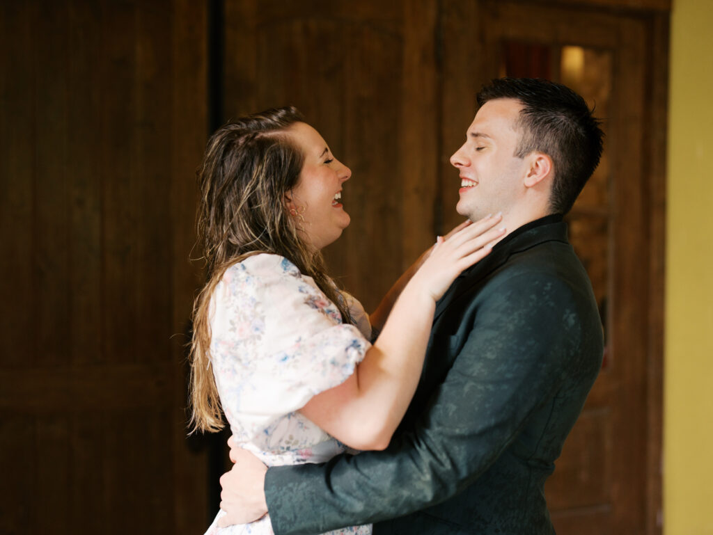 couple getting engaged surprise proposal photos in texas