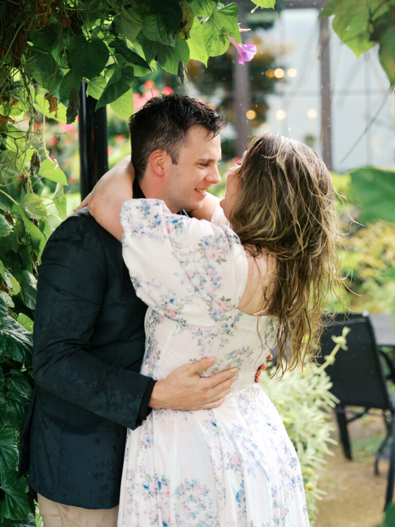 couple getting engaged surprise proposal photos in texas