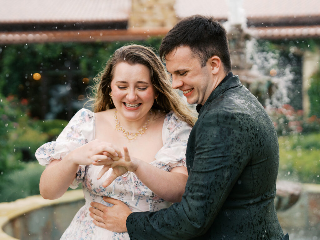 cinematic engagement photos classic timeless romantic