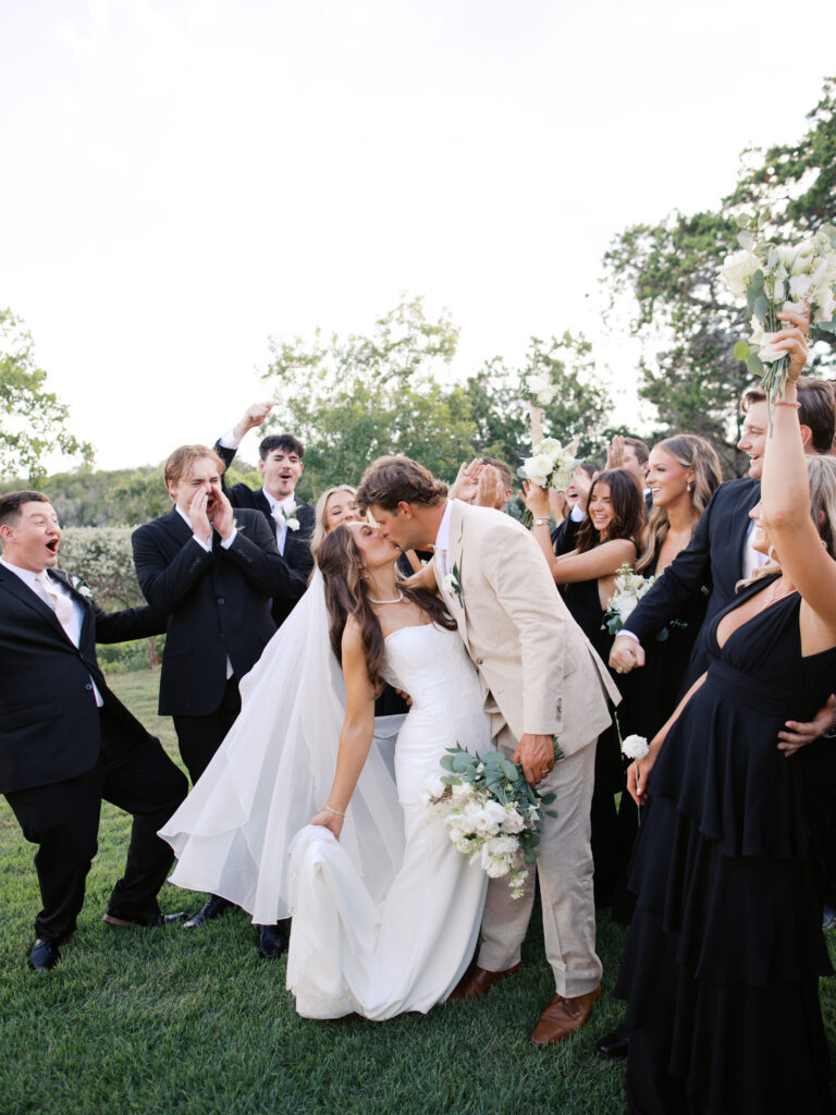 bridal party photos fun and candid