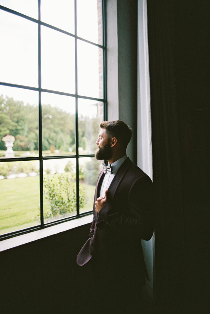 film wedding photography in houston at the iron manor wedding venue
