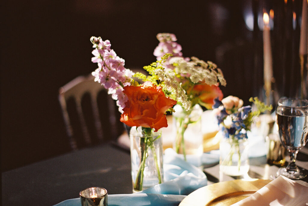 candid wedding moments shot on film