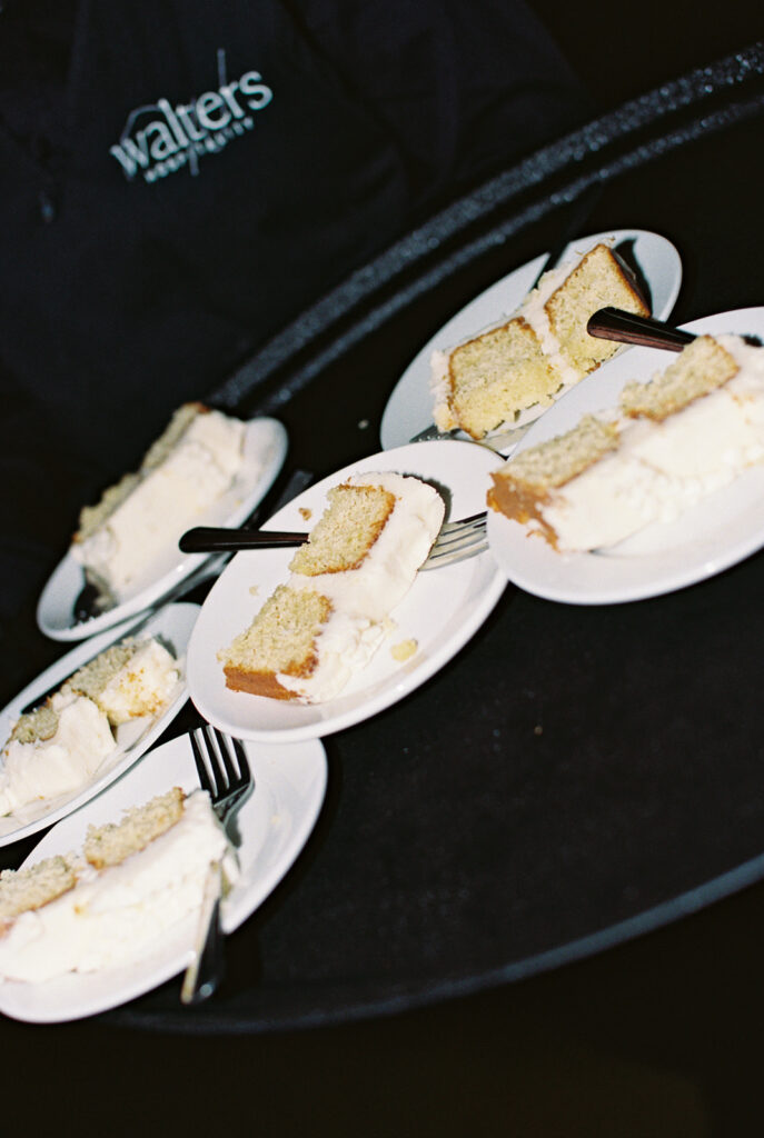 documentary style wedding photography captured through film